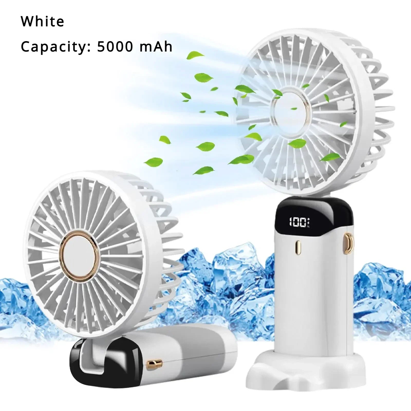 Portable Fan Foldable  With 5 Speeds