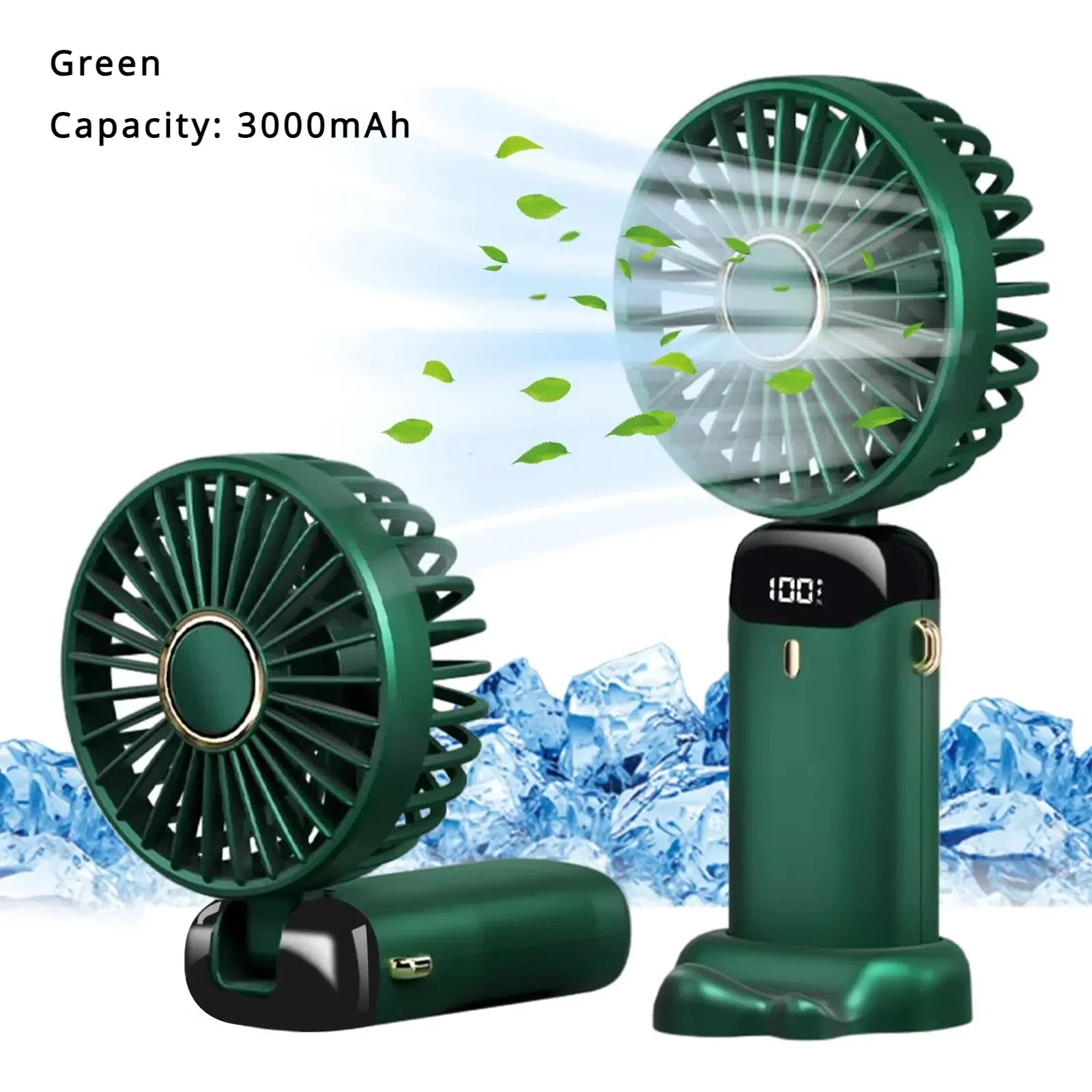 Portable Fan Foldable  With 5 Speeds