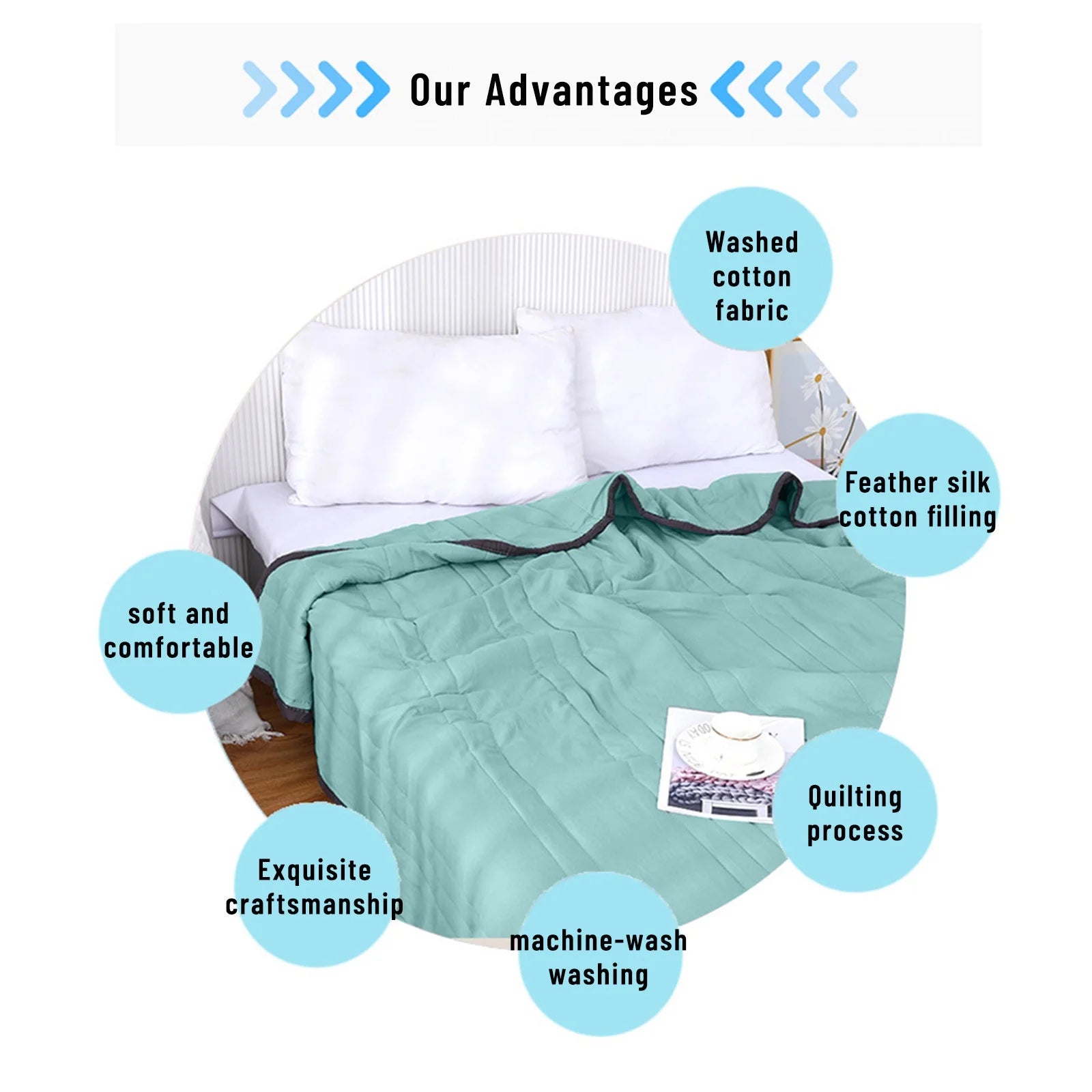 Cooling Comforter for Hot Sleepers,Cooling Blanket for Night Sweats,Cooling Comforter Queen,Summer Cool Lightweight Breathable Cooling Blankets,59.05X39.37In